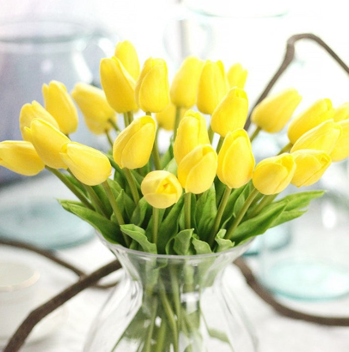 Home decor table flowers