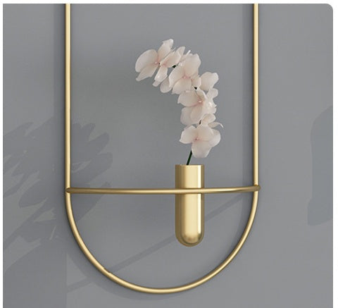 3D Metal Candle Holder Wall Mount