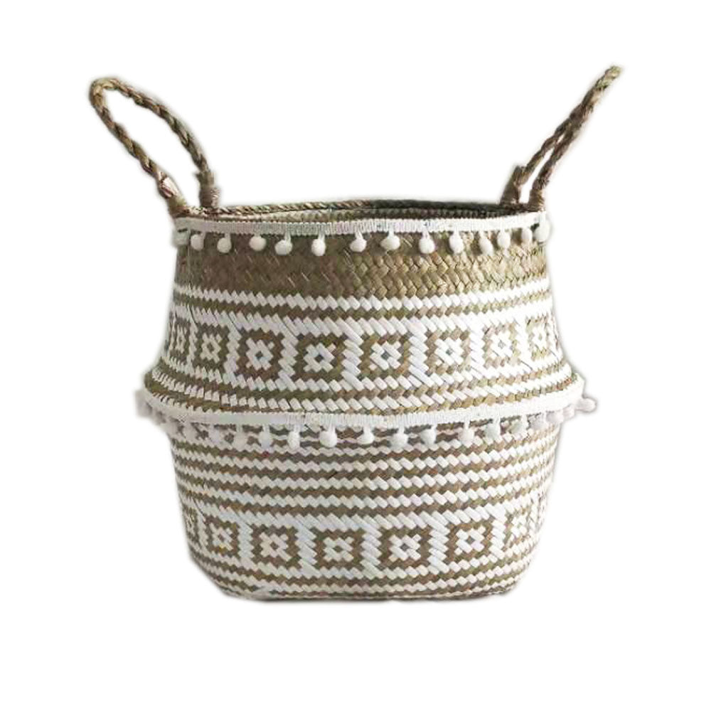 Straw Home Decorative Basket
