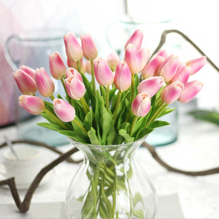 Home decor table flowers