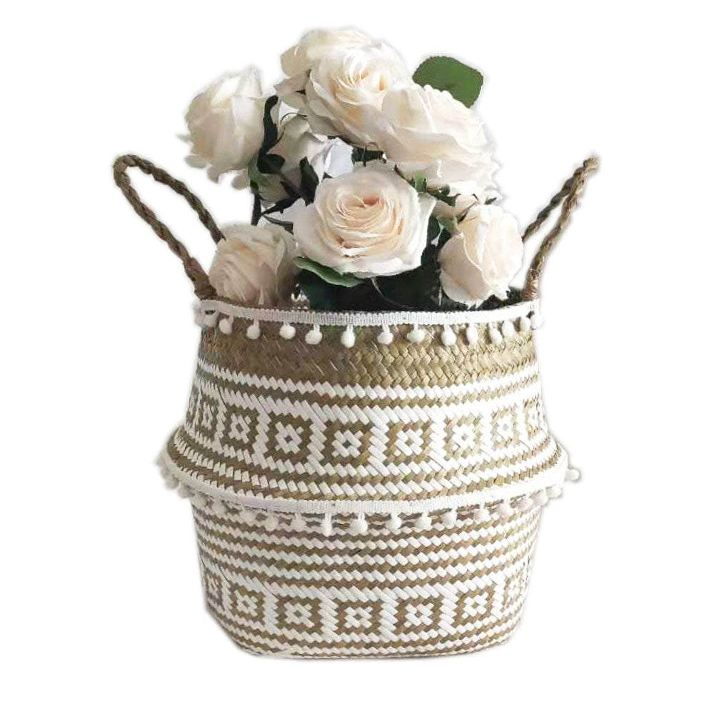 Straw Home Decorative Basket