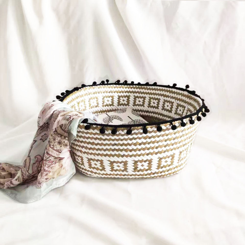 Straw Home Decorative Basket
