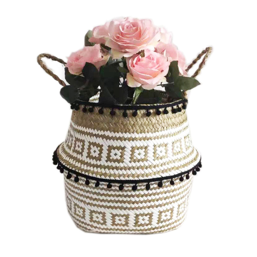 Straw Home Decorative Basket