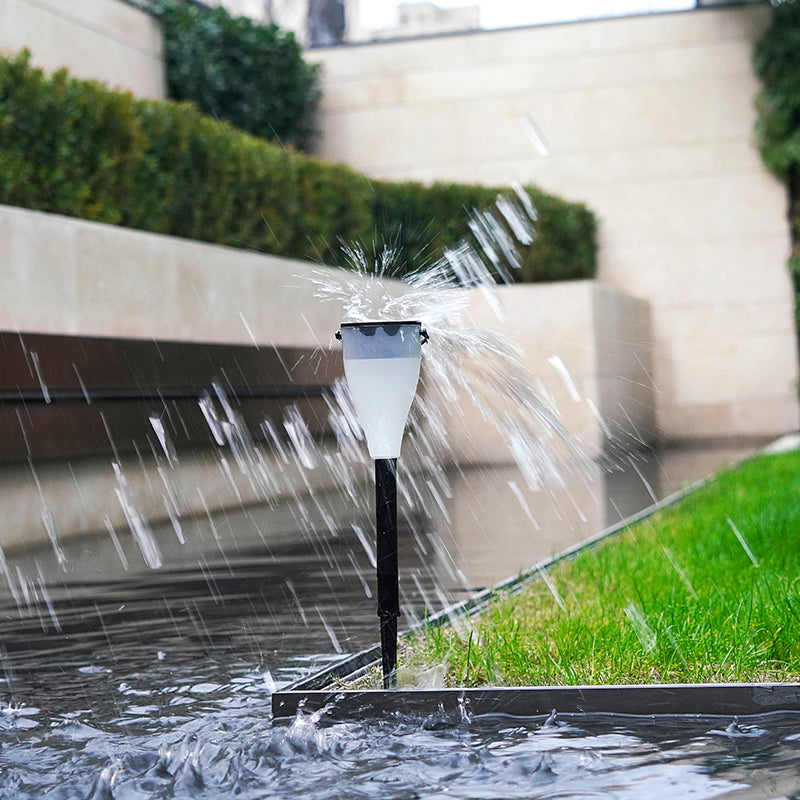 Solar outdoor light stakes