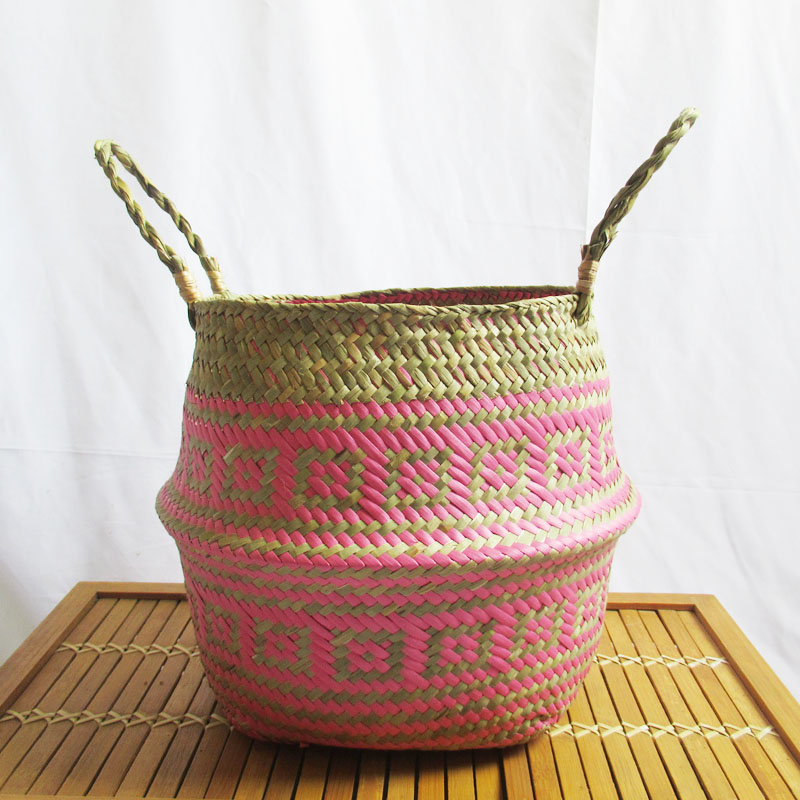 Straw Home Decorative Basket