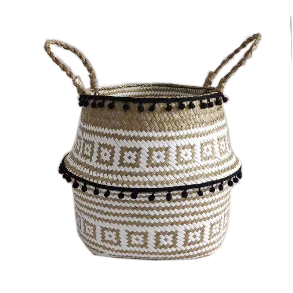 Straw Home Decorative Basket