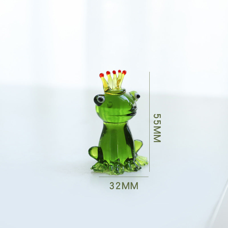 Home Decor Glass Frog